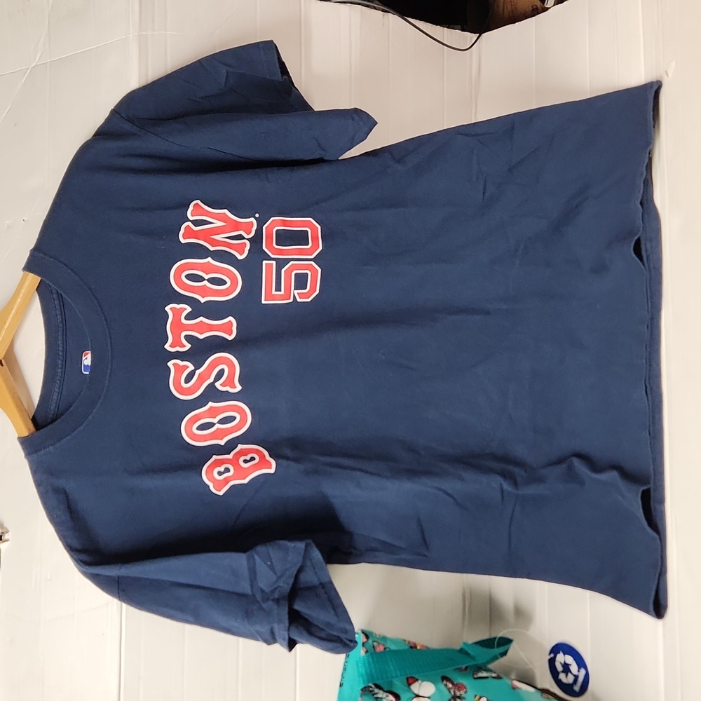 EUC Genuine Merchandise Boston Redsox #50 Betts Men's sz L tshirt